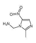 1-(2-Methyl-5-nitro-1H-imidazol-1-yl)methanamine结构式