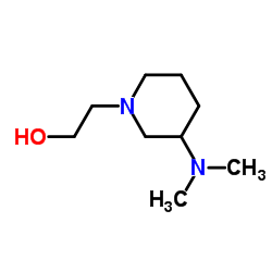 2-[3-(Dimethylamino)-1-piperidinyl]ethanol Structure