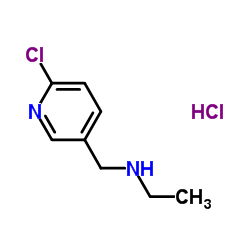 (6-Chloro-pyridin-3-ylmethyl)-ethyl-amine hydrochloride Structure