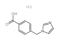 4-(1H-咪唑-1-甲基)苯甲酸盐酸盐结构式