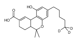 (+/-)-11-nor-9-carboxy-delta9-thc-d3结构式