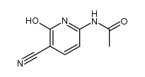 N-(5-cyano-6-hydroxypyridin-2-yl)acetamide Structure
