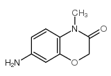 7-氨基-4-甲基-1,4-苯并恶嗪-3-酮结构式