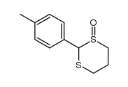 2-(p-methylphenyl)-1,3-dithiane-1-oxide结构式