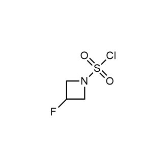 3-fluoroazetidine-1-sulfonyl chloride Structure