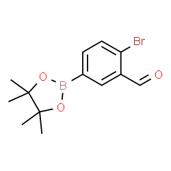 4-Bromo-3-formylphenylboronic acid pinacol ester structure