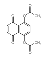 1,4-Naphthalenedione,5,8-bis(acetyloxy)-结构式