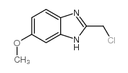 2-(CHLOROMETHYL)-6-METHOXY-1H-BENZO[D]IMIDAZOLE Structure