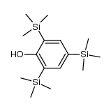 2,4,6-Tris-(trimethylsilyl)-phenol Structure