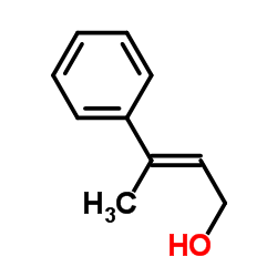 (2E)-3-Phenyl-2-buten-1-ol Structure