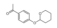 1-[4-[(四氢-2H-吡喃-2-基)氧基]苯基]乙酮结构式