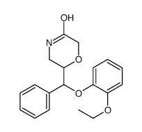 6-[(2-乙氧基苯氧基)(苯基)甲基]-3-吗啉酮结构式