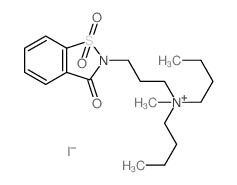 dibutyl-methyl-[3-(7,9,9-trioxo-9$l^{6}-thia-8-azabicyclo[4.3.0]nona-1,3,5-trien-8-yl)propyl]azanium Structure