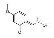 6-[(hydroxyamino)methylidene]-3-methoxycyclohexa-2,4-dien-1-one Structure