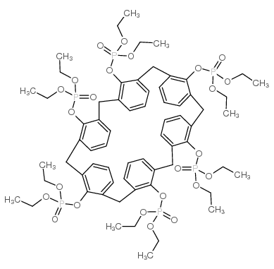 六(二乙氧基磷基)杯[6]芳烃结构式