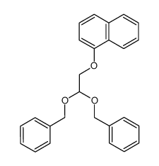 1-(2,2-bis(benzyloxy)ethoxy)naphthalene结构式
