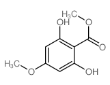 methyl 2,6-dihydroxy-4-methoxy-benzoate结构式