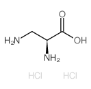 (S)-2,3-二氨基丙酸双盐酸盐结构式
