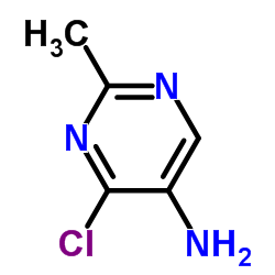 4-氯-2-甲基嘧啶-5-胺结构式