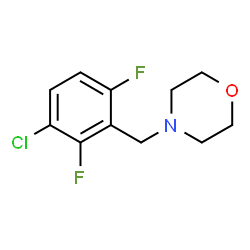 4-[(3-Chloro-2,6-difluorophenyl)methyl]morpholine Structure