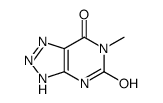 6-Methyl-1H-1,2,3-triazolo[4,5-d]pyrimidine-5,7(4H,6H)-dione Structure