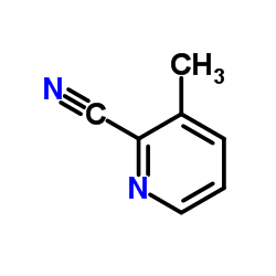 2-氰基-3-甲基吡啶结构式