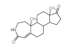 10a,12a-dimethyl-2,3,3a,3b,4,5,8,9,10,10b,11,12-dodecahydroindeno[4,5-i][3]benzazepine-1,7-dione结构式
