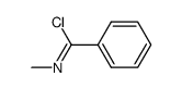 N-methylchloro(phenyl)methanimine结构式