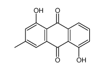 1,5-Dihydroxy-3-methylanthraquinone structure