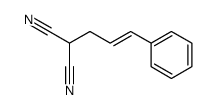2-[(E)-3-phenyl-2-propenyl]malononitrile结构式