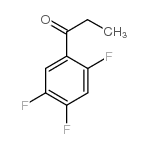 1-(2,4,5-trifluorophenyl)propan-1-one Structure