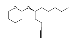 (S)-5-[(四氢吡喃基)氧基]-1-癸炔结构式