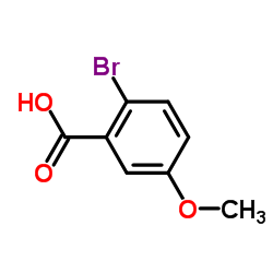 2-Bromo-5-methoxybenzoic acid Structure