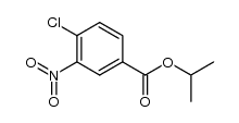 Isopropyl 4-chloro-3-nitrobenzoate结构式