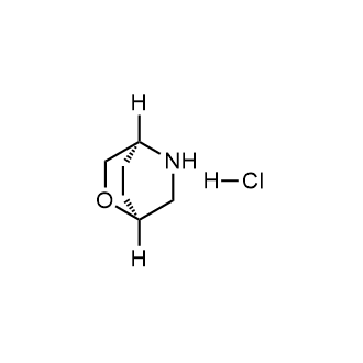 (1S,4S)-2-氧杂-5-氮杂双环[2.2.2]辛烷盐酸盐结构式