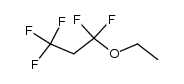ethyl-(1,1,3,3,3-pentafluoro-propyl)-ether结构式