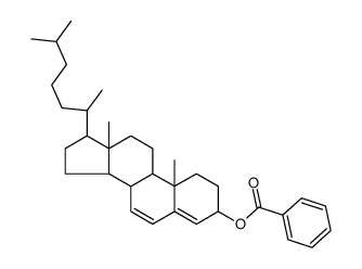 [10,13-dimethyl-17-(6-methylheptan-2-yl)-2,3,8,9,11,12,14,15,16,17-decahydro-1H-cyclopenta[a]phenanthren-3-yl] benzoate结构式