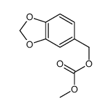 1,3-benzodioxol-5-ylmethyl methyl carbonate Structure