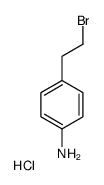 4-(2-溴乙基)苯胺盐酸盐结构式