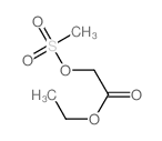 2-(甲基磺酰氧基)乙酸乙酯结构式
