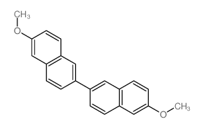 6,6'-二甲氧基-2,2'-联萘结构式