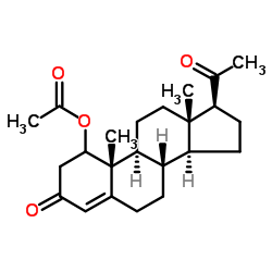 醋羟孕酮结构式
