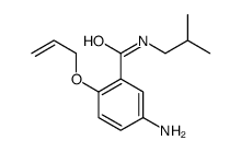 2-(Allyloxy)-5-amino-N-isobutylbenzamide结构式
