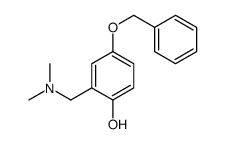 2-[(dimethylamino)methyl]-4-phenylmethoxyphenol结构式