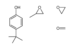 4-叔丁基-苯酚与甲醛、甲基环氧乙烷和环氧乙烷的共聚物结构式