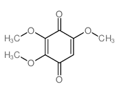 2,3,5-trimethoxycyclohexa-2,5-diene-1,4-dione结构式