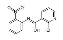 2-chloro-N-(2-nitrophenyl)pyridine-3-carboxamide结构式