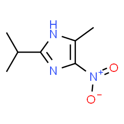 1H-Imidazole,4-methyl-2-(1-methylethyl)-5-nitro-(9CI) Structure