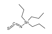 tri-n-propyl-zinn-isothiocyanat Structure