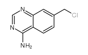 4-氨基-7-氯甲基喹唑啉结构式